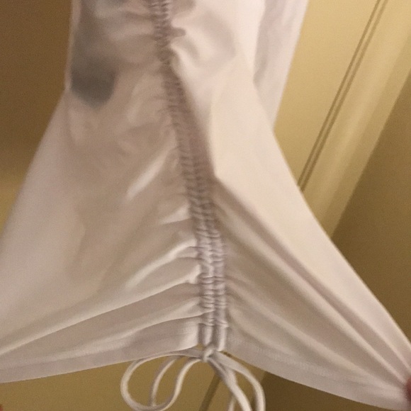 Relleciga Rash Guard Shirt Swimwear, White Size L - Picture 6 of 7